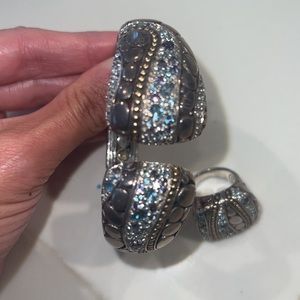 John hardy Authentic bracelet and Ring set.